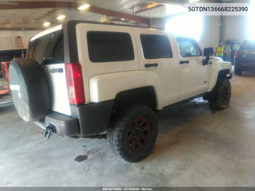 2006 Hummer H3 Suv VIN: 5GTDN136668225390 Lot: 42710582