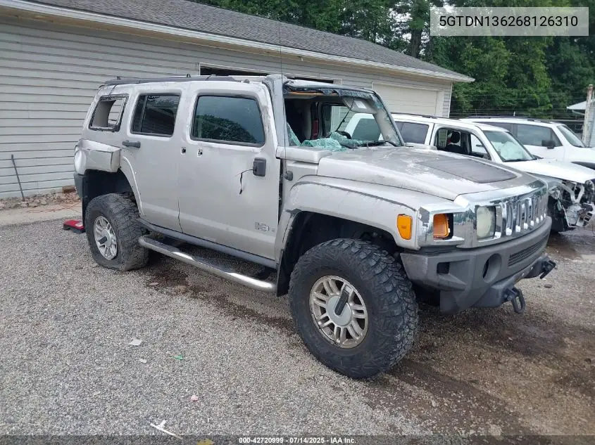 2006 Hummer H3 Suv VIN: 5GTDN136268126310 Lot: 42720999