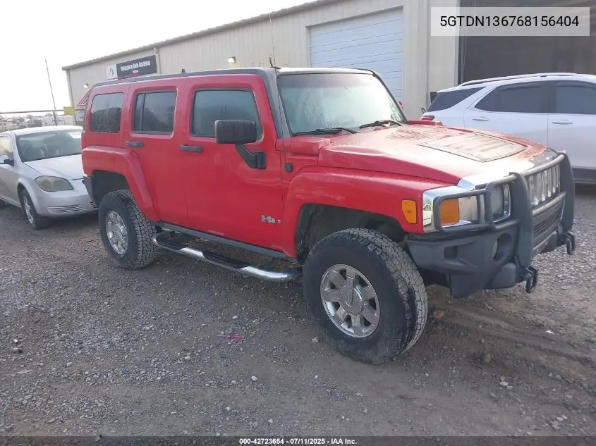 2006 Hummer H3 Suv VIN: 5GTDN136768156404 Lot: 42723654