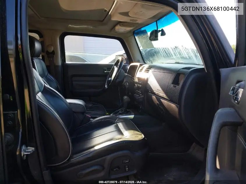 2006 Hummer H3 Suv VIN: 5GTDN136X68100442 Lot: 42725579