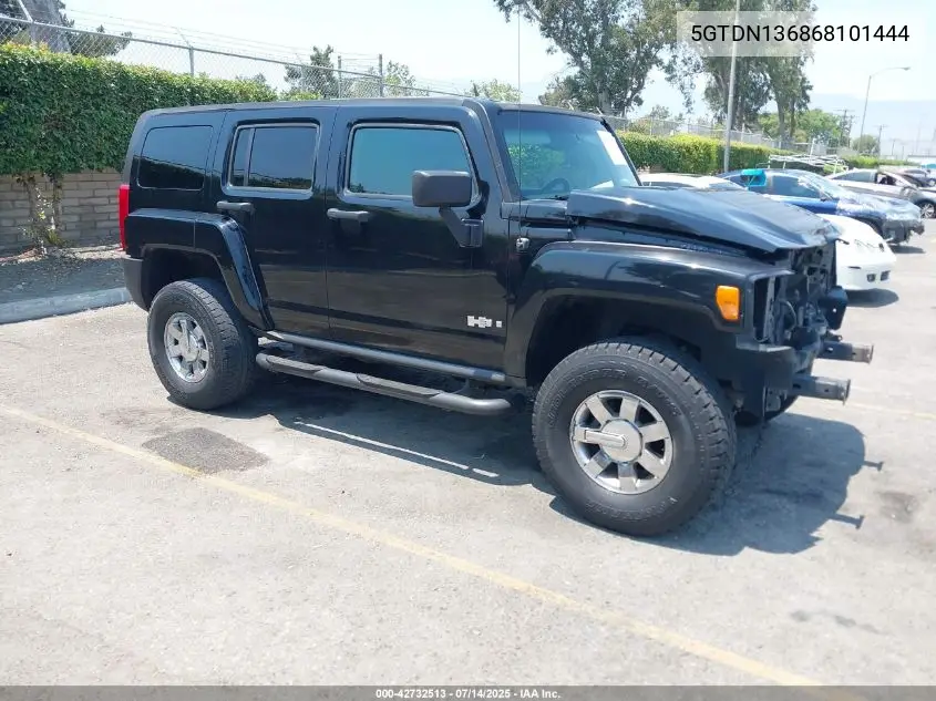 2006 Hummer H3 Suv VIN: 5GTDN136868101444 Lot: 42732513