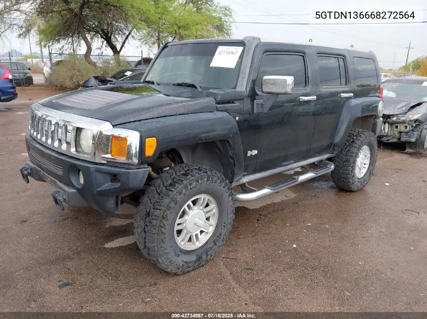 2006 Hummer H3 Suv VIN: 5GTDN136668272564 Lot: 42734967
