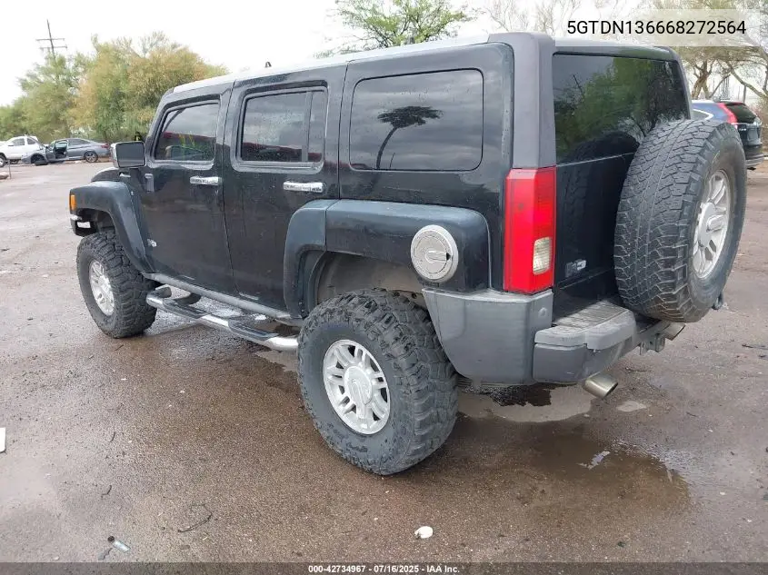 2006 Hummer H3 Suv VIN: 5GTDN136668272564 Lot: 42734967
