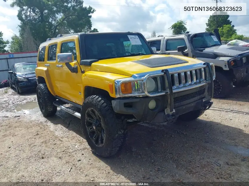 2006 Hummer H3 Suv VIN: 5GTDN136068323623 Lot: 42756274