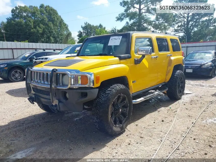 2006 Hummer H3 Suv VIN: 5GTDN136068323623 Lot: 42756274