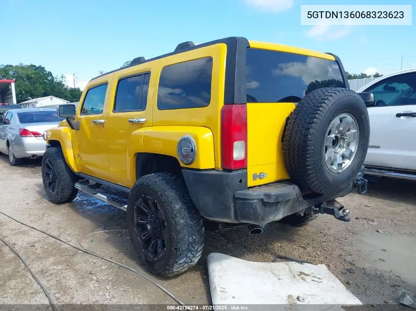 2006 Hummer H3 Suv VIN: 5GTDN136068323623 Lot: 42756274