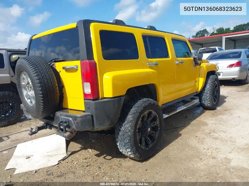 2006 Hummer H3 Suv VIN: 5GTDN136068323623 Lot: 42756274