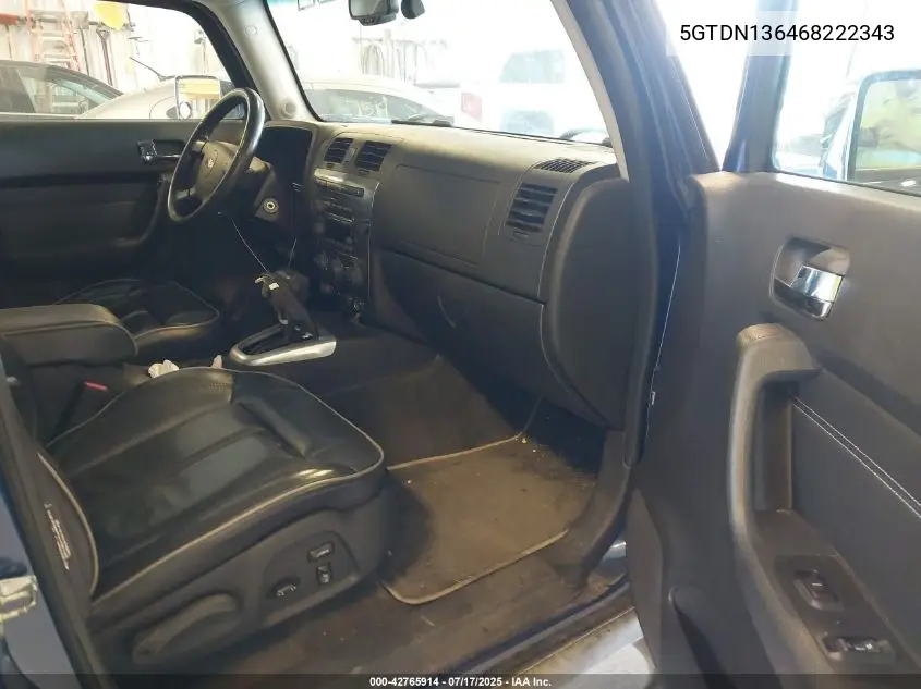 2006 Hummer H3 Suv VIN: 5GTDN136468222343 Lot: 42765914