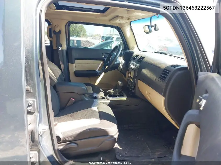 2006 Hummer H3 Suv VIN: 5GTDN136468222567 Lot: 42788344