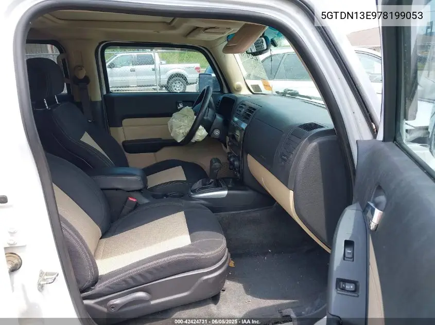 2007 Hummer H3 Suv VIN: 5GTDN13E978199053 Lot: 42424731