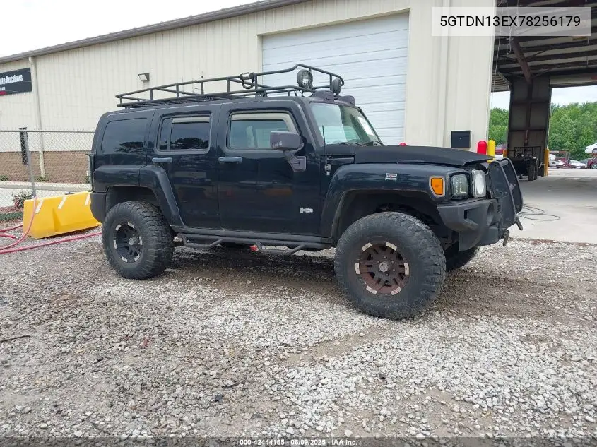 2007 Hummer H3 Suv VIN: 5GTDN13EX78256179 Lot: 42444165