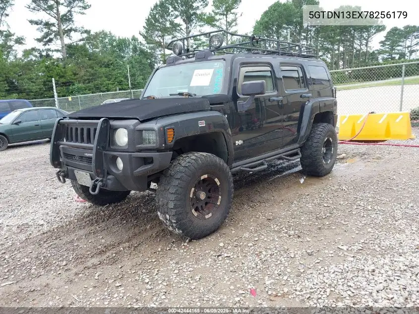 2007 Hummer H3 Suv VIN: 5GTDN13EX78256179 Lot: 42444165