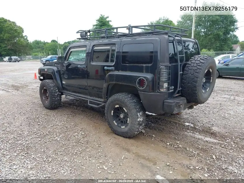 2007 Hummer H3 Suv VIN: 5GTDN13EX78256179 Lot: 42444165