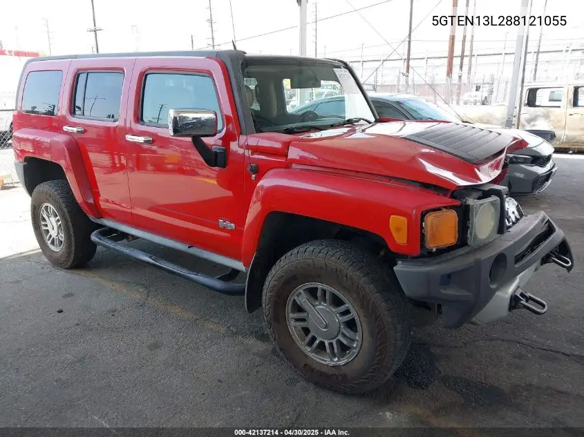 2008 Hummer H3 Suv Alpha VIN: 5GTEN13L288121055 Lot: 42137214