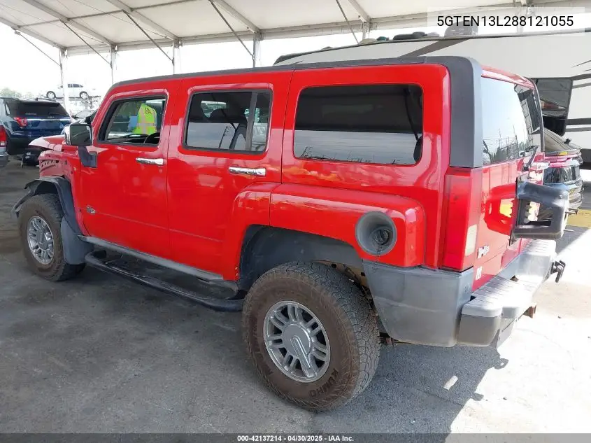 2008 Hummer H3 Suv Alpha VIN: 5GTEN13L288121055 Lot: 42137214
