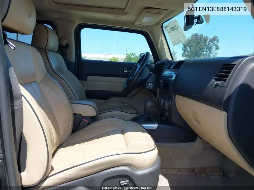 2008 Hummer H3 Suv H3X VIN: 5GTEN13E888143319 Lot: 42180122
