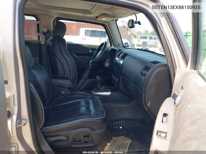 2008 Hummer H3 Suv VIN: 5GTEN13EX88150935 Lot: 42240196