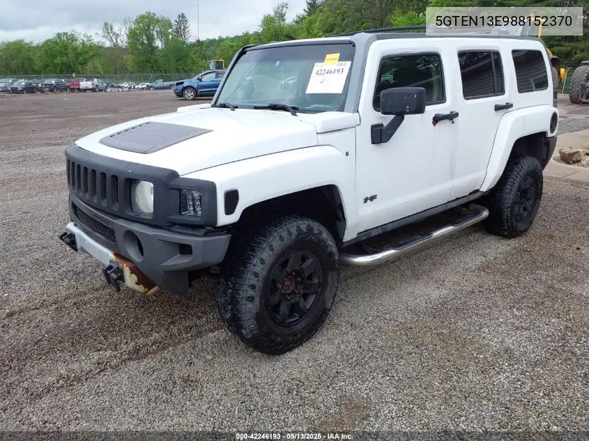 2008 Hummer H3 Suv VIN: 5GTEN13E988152370 Lot: 42246193