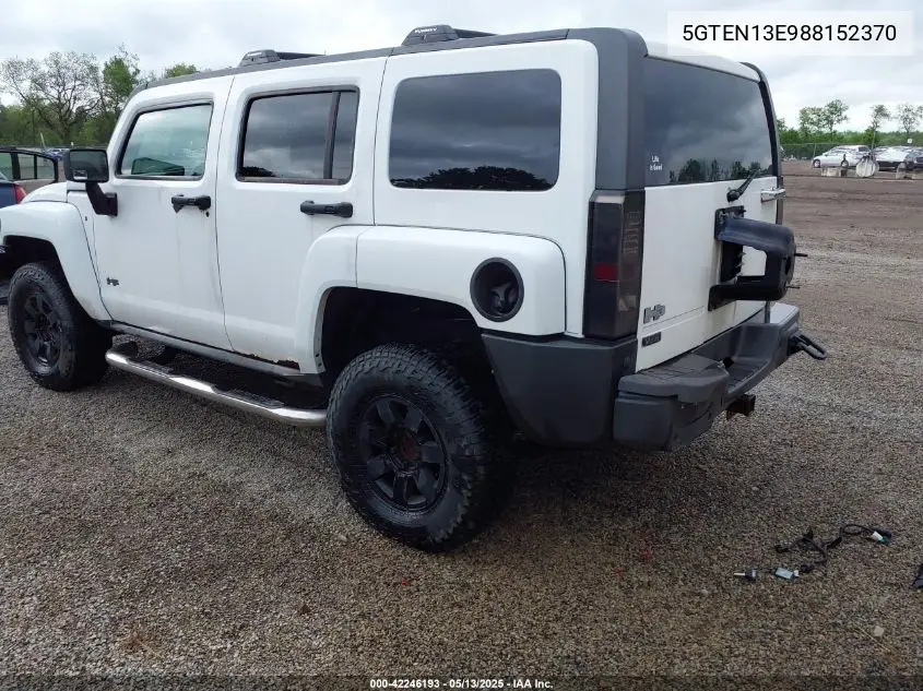 2008 Hummer H3 Suv VIN: 5GTEN13E988152370 Lot: 42246193