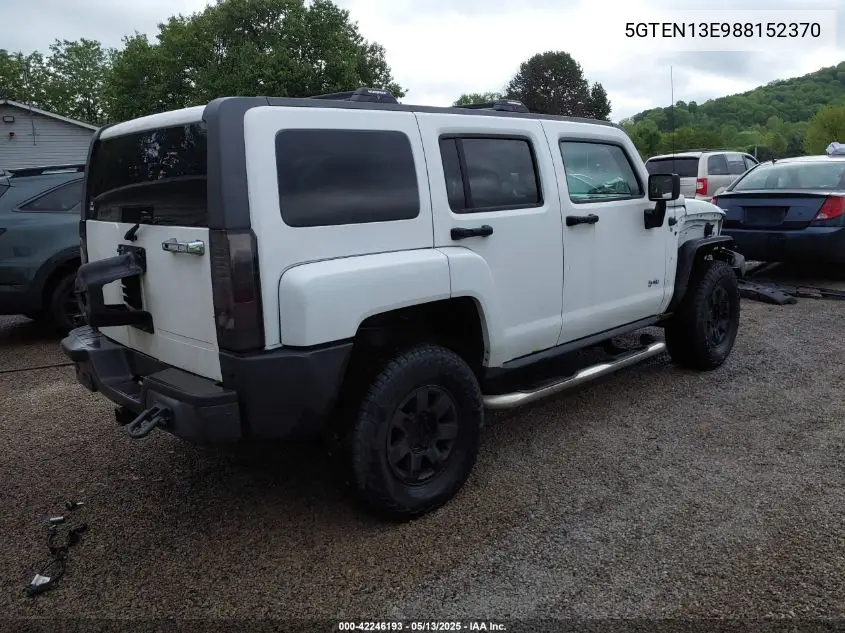 2008 Hummer H3 Suv VIN: 5GTEN13E988152370 Lot: 42246193