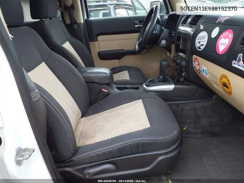 2008 Hummer H3 Suv VIN: 5GTEN13E988152370 Lot: 42246193
