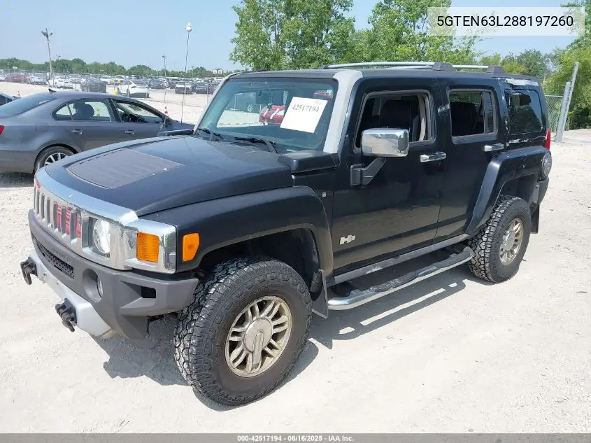 2008 Hummer H3 Suv Alpha VIN: 5GTEN63L288197260 Lot: 42517194