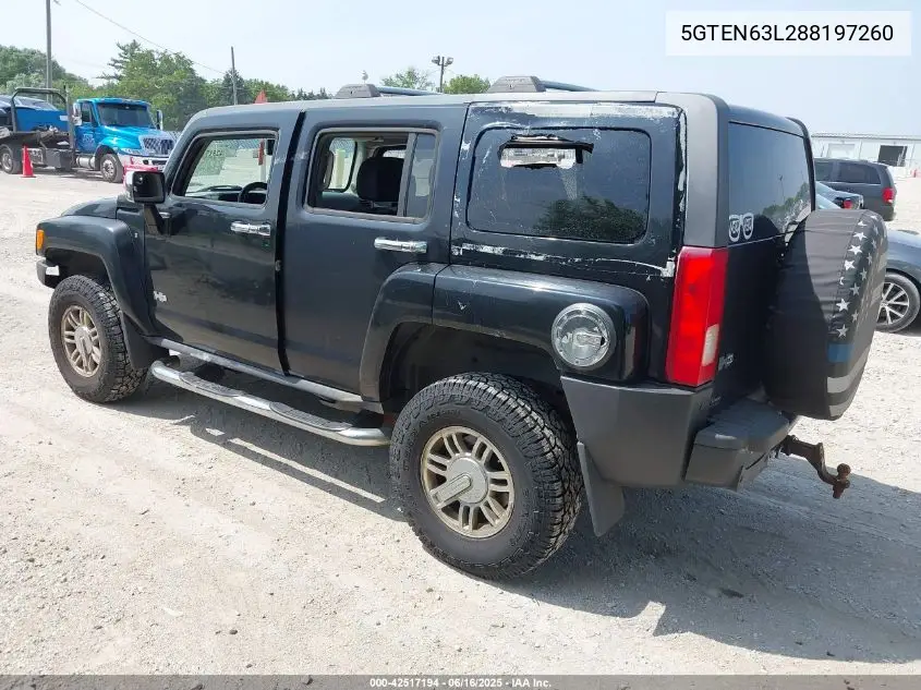 2008 Hummer H3 Suv Alpha VIN: 5GTEN63L288197260 Lot: 42517194