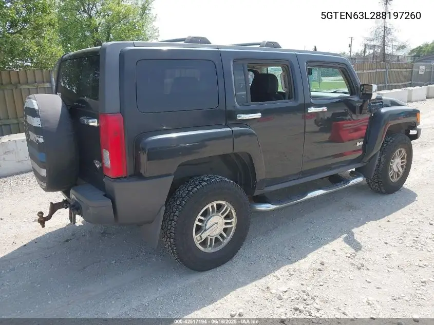 2008 Hummer H3 Suv Alpha VIN: 5GTEN63L288197260 Lot: 42517194