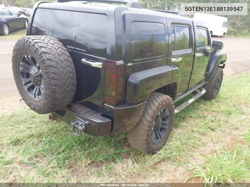 2008 Hummer H3 Suv VIN: 5GTEN13E188139547 Lot: 42520444
