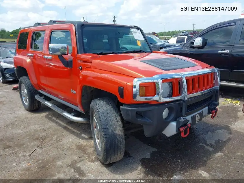 2008 Hummer H3 Suv H3X VIN: 5GTEN13E288147009 Lot: 42551322