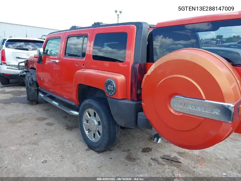 2008 Hummer H3 Suv H3X VIN: 5GTEN13E288147009 Lot: 42551322
