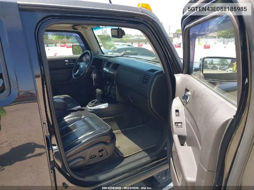 2008 Hummer H3 Suv VIN: 5GTEN43E088185985 Lot: 42563806
