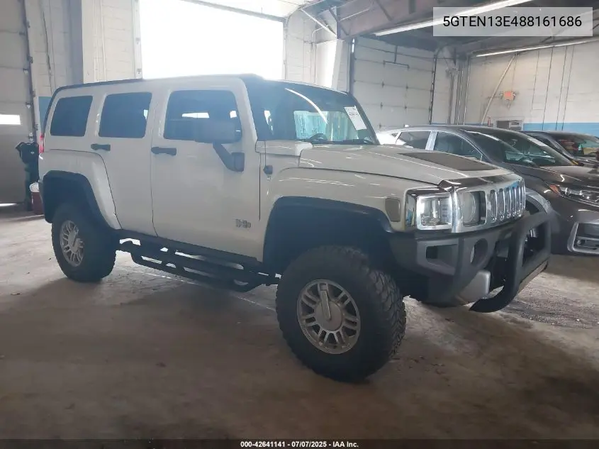 2008 Hummer H3 Suv VIN: 5GTEN13E488161686 Lot: 42641141
