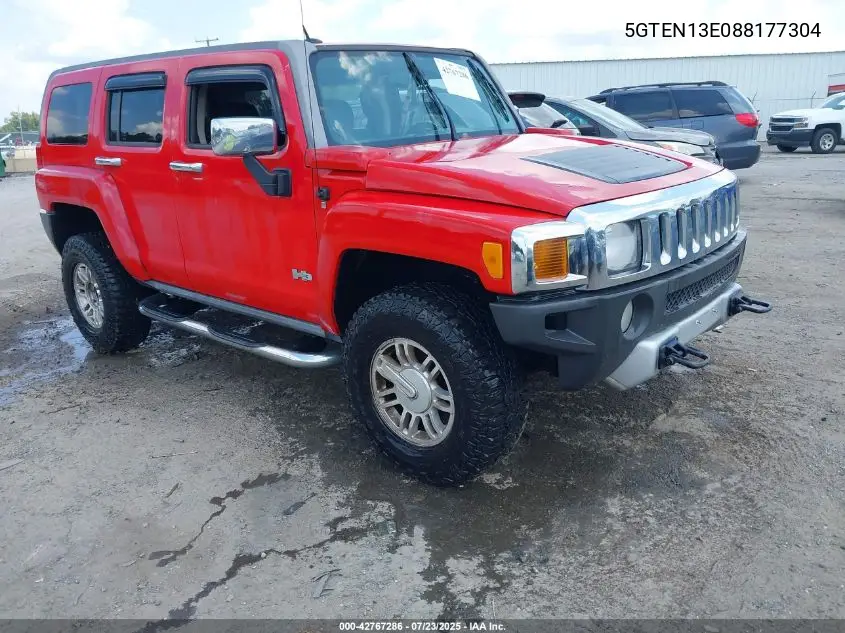 2008 Hummer H3 Suv VIN: 5GTEN13E088177304 Lot: 42767286