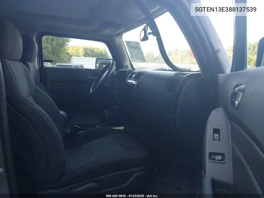 2008 Hummer H3 Suv VIN: 5GTEN13E388137539 Lot: 42810535