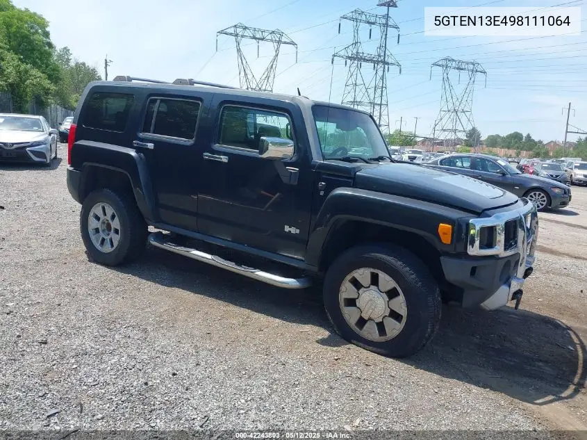 2009 Hummer H3 Suv H3X VIN: 5GTEN13E498111064 Lot: 42243803