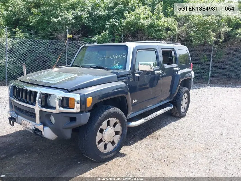 2009 Hummer H3 Suv H3X VIN: 5GTEN13E498111064 Lot: 42243803