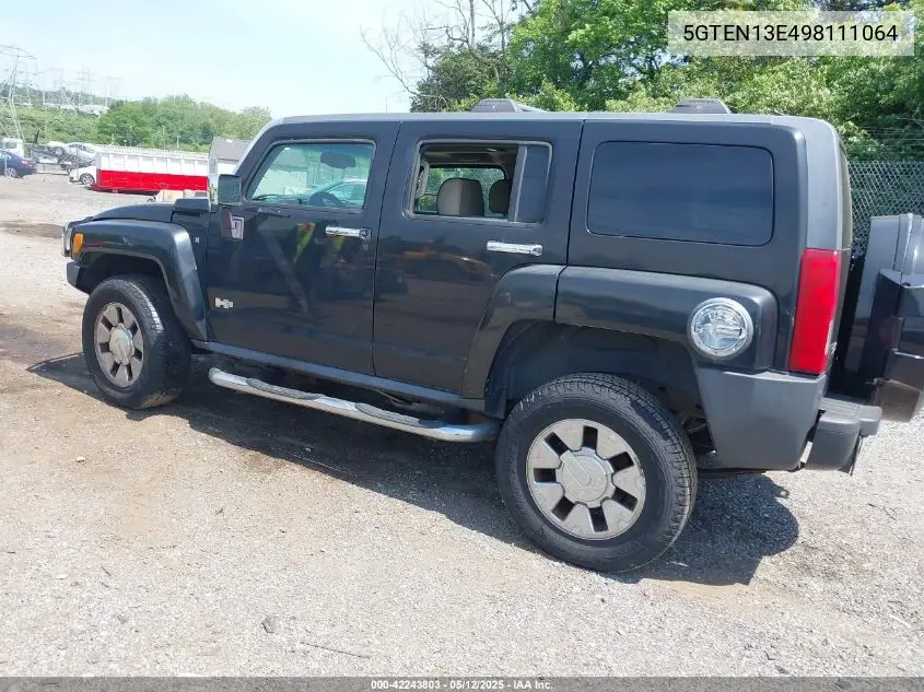 2009 Hummer H3 Suv H3X VIN: 5GTEN13E498111064 Lot: 42243803