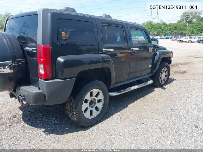 2009 Hummer H3 Suv H3X VIN: 5GTEN13E498111064 Lot: 42243803