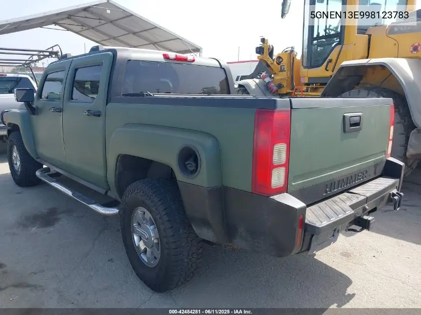 2009 Hummer H3T VIN: 5GNEN13E998123783 Lot: 42484281