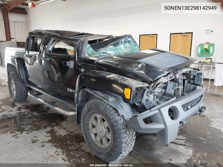 2009 Hummer H3T VIN: 5GNEN13E298142949 Lot: 42564000