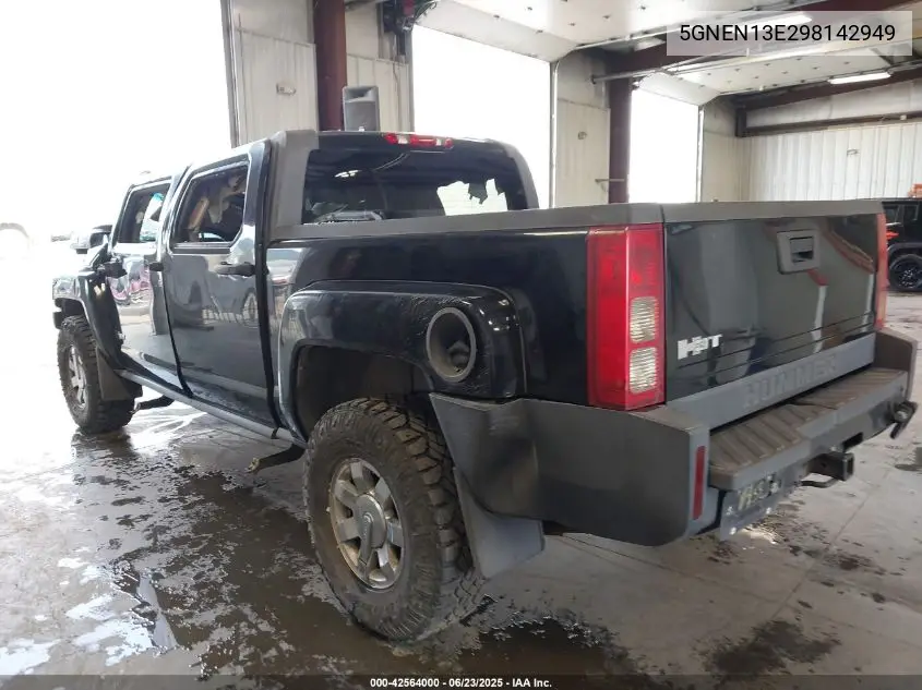 2009 Hummer H3T VIN: 5GNEN13E298142949 Lot: 42564000