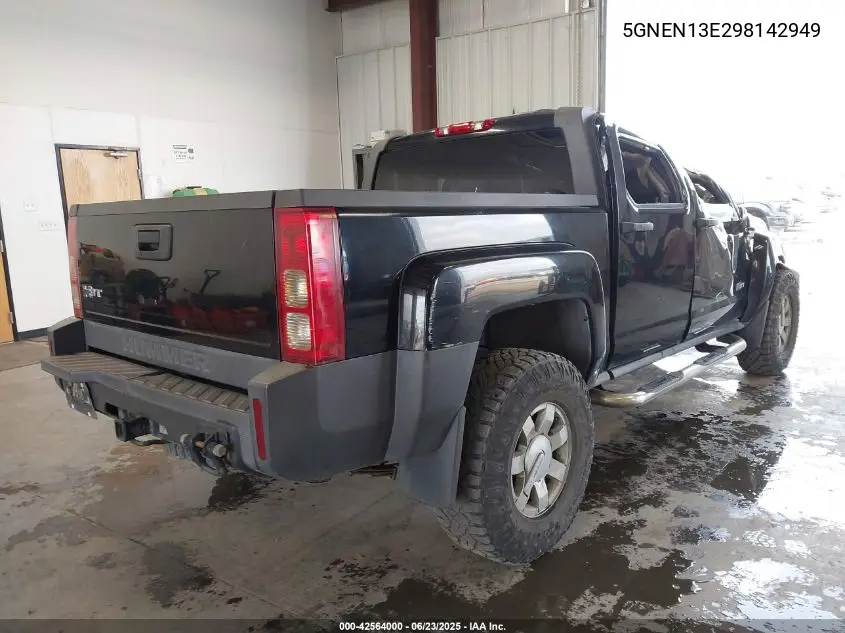 2009 Hummer H3T VIN: 5GNEN13E298142949 Lot: 42564000