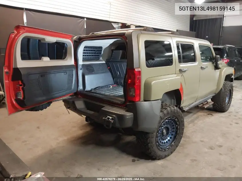 2009 Hummer H3 Suv Alpha VIN: 5GTEN13L498159145 Lot: 42576279