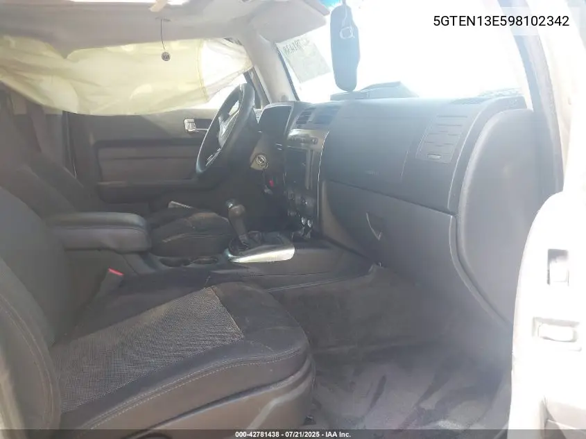 2009 Hummer H3 Suv VIN: 5GTEN13E598102342 Lot: 42781438