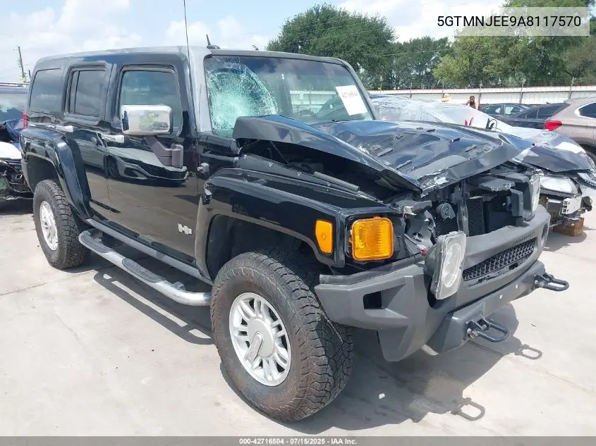 2010 Hummer H3 Suv Luxury VIN: 5GTMNJEE9A8117570 Lot: 42716504