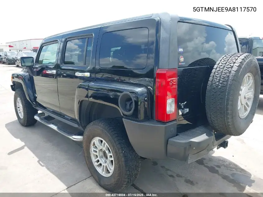 2010 Hummer H3 Suv Luxury VIN: 5GTMNJEE9A8117570 Lot: 42716504