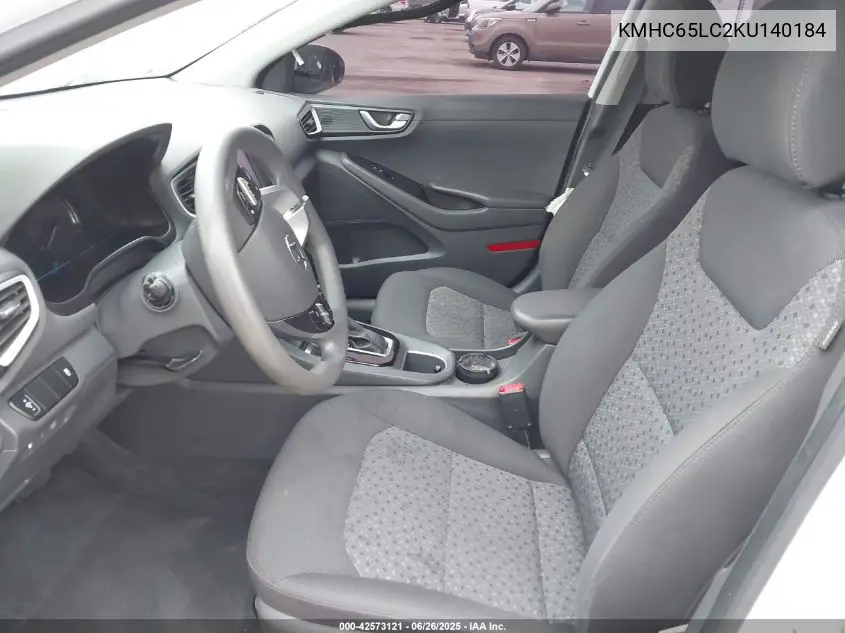2019 Hyundai Ioniq Hybrid Blue VIN: KMHC65LC2KU140184 Lot: 42573121