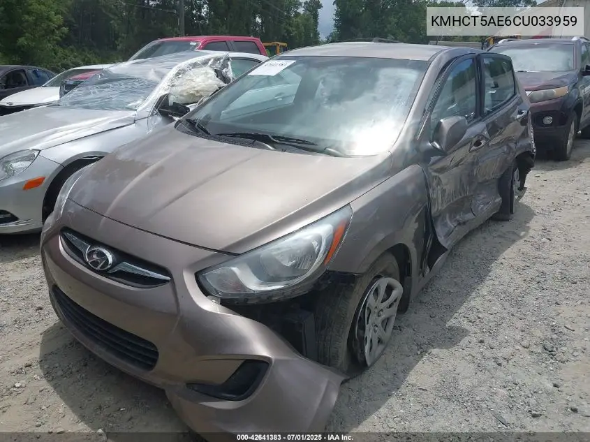 kmhct5ae6cu033959 KMHCT5AE6CU033959 2012 Hyundai Accent Gs