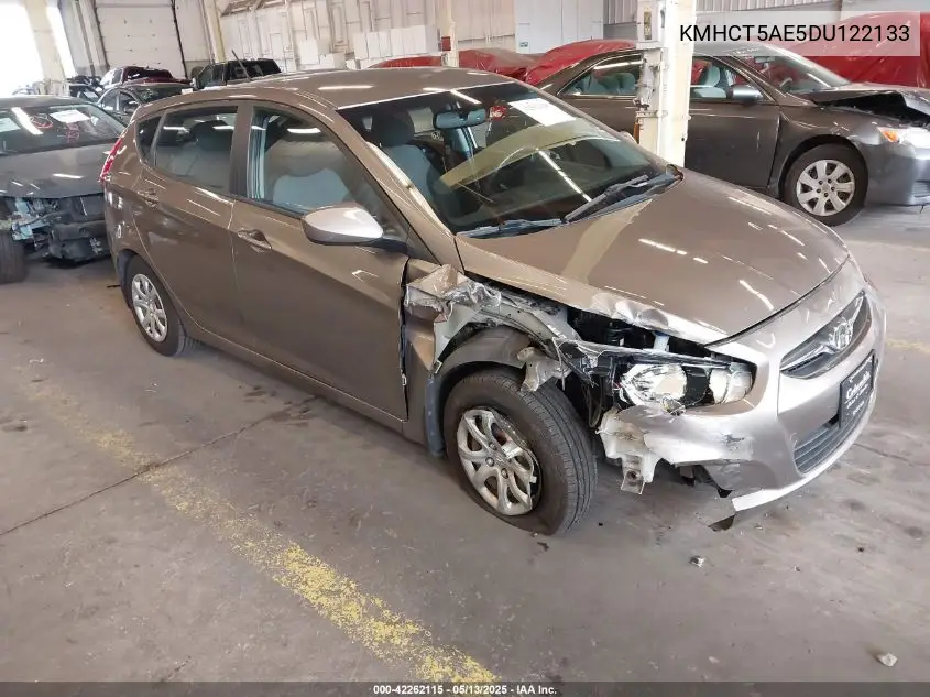 2013 Hyundai Accent Gs VIN: KMHCT5AE5DU122133 Lot: 42262115